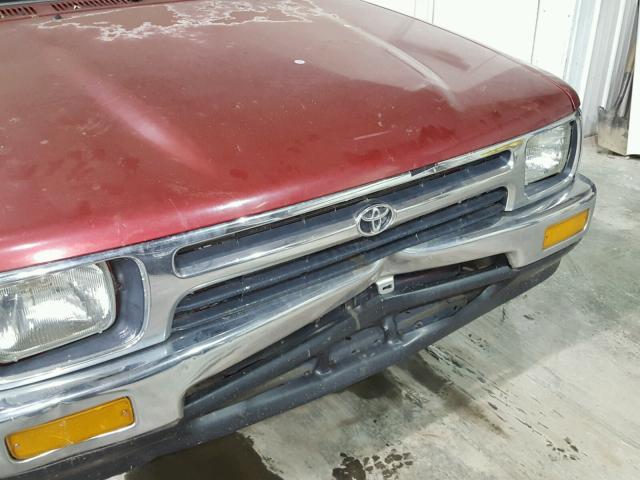 JT4RN93P6R5095167 - 1994 TOYOTA PICKUP 1/2 RED photo 9