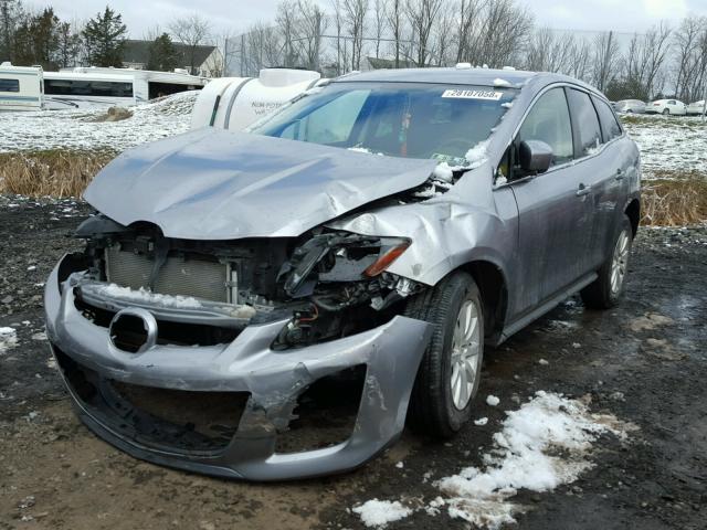 JM3ER2AM0B0393632 - 2011 MAZDA CX-7 GRAY photo 2