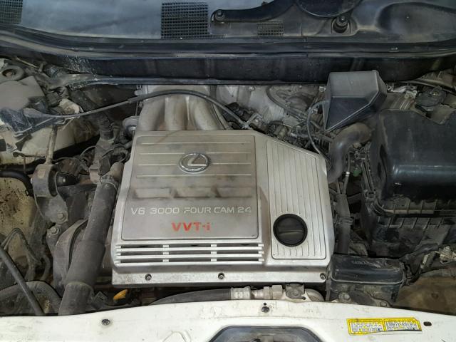 JT6GF10U8Y0054414 - 2000 LEXUS RX 300 WHITE photo 7