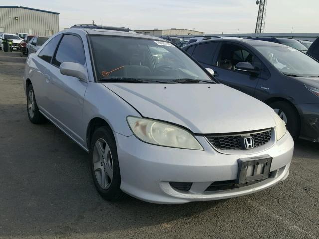 1HGEM21904L059316 - 2004 HONDA CIVIC EX SILVER photo 1