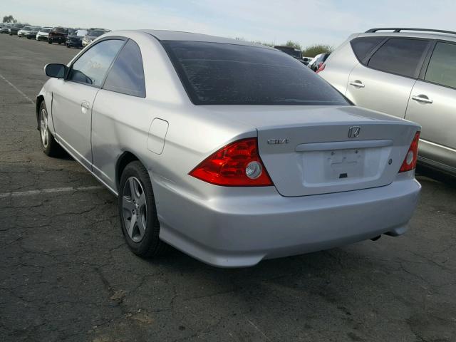 1HGEM21904L059316 - 2004 HONDA CIVIC EX SILVER photo 3