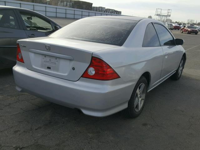 1HGEM21904L059316 - 2004 HONDA CIVIC EX SILVER photo 4