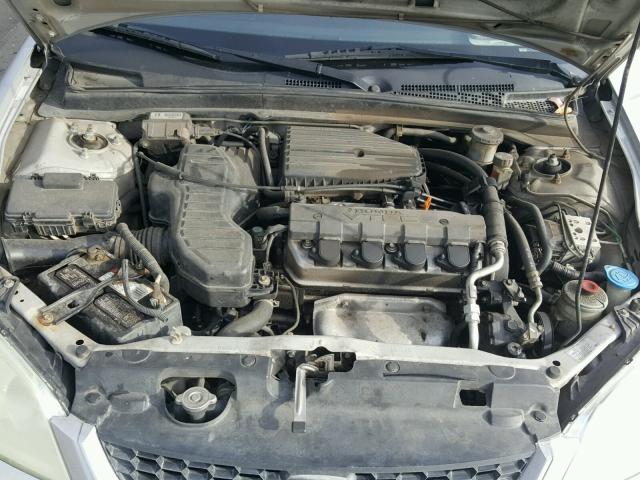 1HGEM21904L059316 - 2004 HONDA CIVIC EX SILVER photo 7