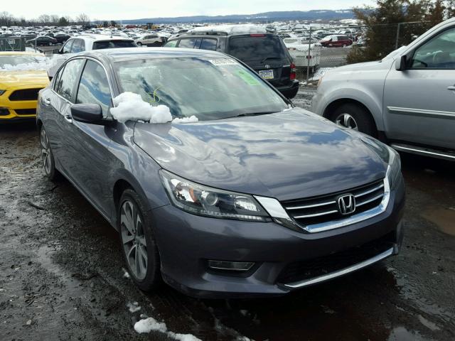 1HGCR2F50DA277265 - 2013 HONDA ACCORD SPO GRAY photo 1