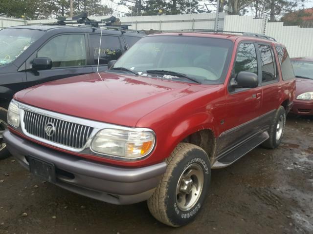 4M2DU55PXVUJ51575 - 1997 MERCURY MOUNTAINEE RED photo 2