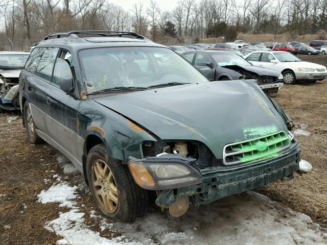 4S3BH6861Y7623224 - 2000 SUBARU LEGACY OUT GREEN photo 1