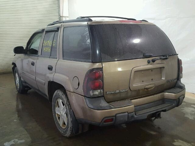 1GNDT13S832374268 - 2003 CHEVROLET TRAILBLAZE TAN photo 3