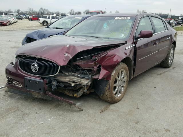 1G4HR57YX6U206974 - 2006 BUICK LUCERNE CX BURGUNDY photo 2