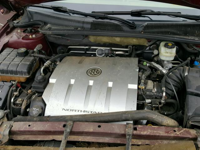 1G4HR57YX6U206974 - 2006 BUICK LUCERNE CX BURGUNDY photo 7