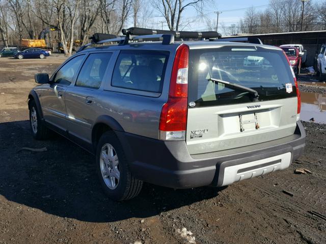 YV4SZ592061220058 - 2006 VOLVO XC70 GRAY photo 3