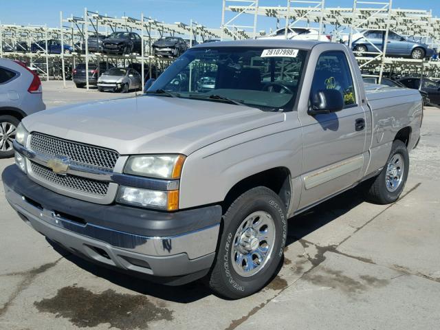 1GCEK14T15Z314799 - 2005 CHEVROLET SILVERADO SILVER photo 2