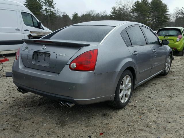 1N4BA41E77C800770 - 2007 NISSAN MAXIMA SE GRAY photo 4