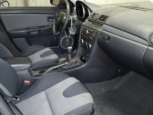 JM1BK34L281817064 - 2008 MAZDA SPEED 3 CHARCOAL photo 5