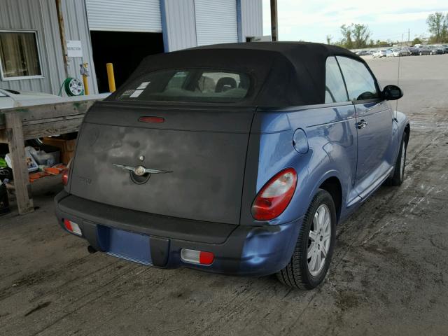 3C3JY45X97T521603 - 2007 CHRYSLER PT CRUISER BLUE photo 4