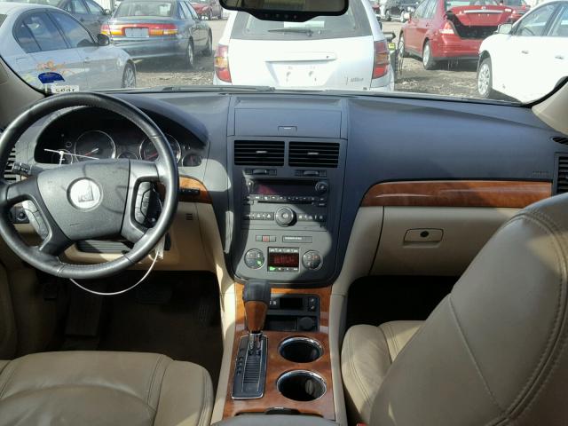 5GZER23D89J152135 - 2009 SATURN OUTLOOK XR იასამნისფერი ფოტო 9