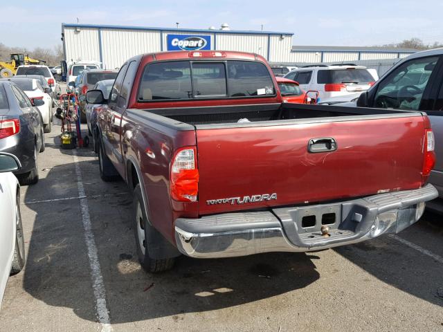 5TBRU34186S476396 - 2006 TOYOTA TUNDRA ACC MAROON photo 3