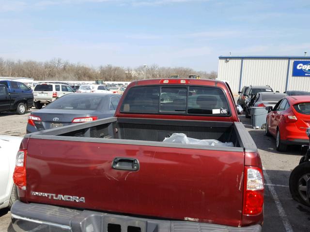 5TBRU34186S476396 - 2006 TOYOTA TUNDRA ACC MAROON photo 6