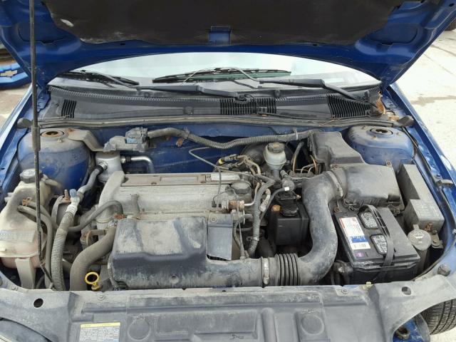 1G1JC12F957177317 - 2005 CHEVROLET CAVALIER BLUE photo 7