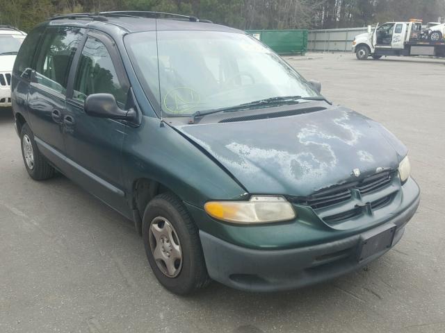 2B4FP25B4XR406713 - 1999 DODGE CARAVAN GREEN photo 1