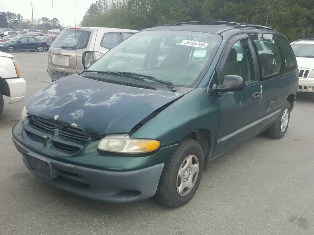 2B4FP25B4XR406713 - 1999 DODGE CARAVAN GREEN photo 2