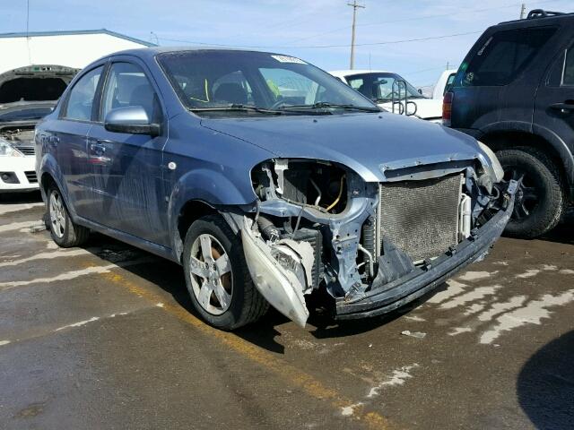 KL1TD566X7B188901 - 2007 CHEVROLET AVEO BASE Niebieski zdjęcie 1