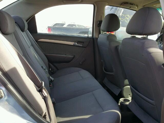 KL1TD566X7B188901 - 2007 CHEVROLET AVEO BASE Niebieski zdjęcie 6