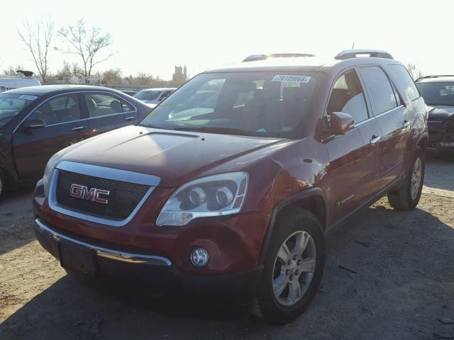 1GKER237X8J197429 - 2008 GMC ACADIA SLT ბურგუნდია ფოტო 2