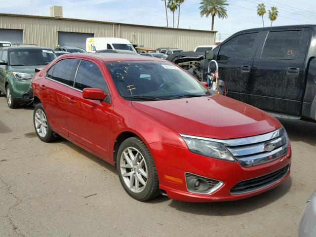 3FAHP0JG9CR187162 - 2012 FORD FUSION SEL RED photo 1