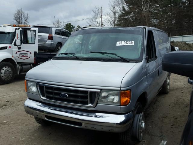 1FTNE14W37DA04218 - 2007 FORD ECONOLINE SILVER photo 2