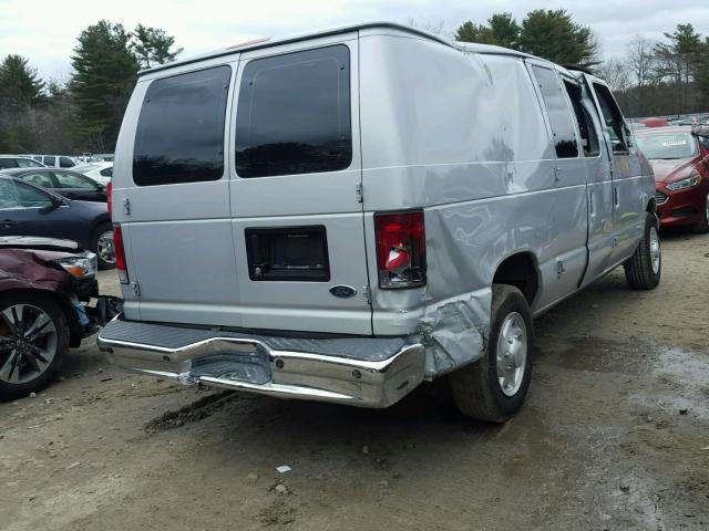 1FTNE14W37DA04218 - 2007 FORD ECONOLINE SILVER photo 4