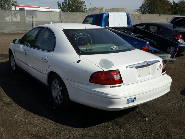 1MEFM55S2YA603025 - 2000 MERCURY SABLE LS P WHITE photo 3