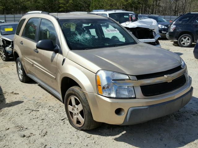 2CNDL13F166189042 - 2006 CHEVROLET EQUINOX LS TAN photo 1