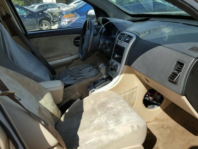 2CNDL13F166189042 - 2006 CHEVROLET EQUINOX LS TAN photo 5