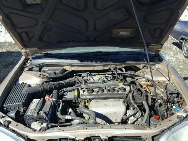 1HGCG66841A134015 - 2001 HONDA ACCORD EX TAN photo 7