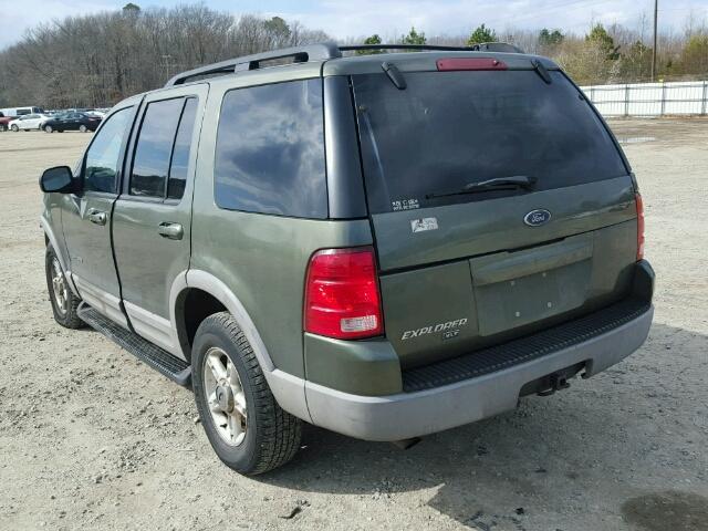 1FMZU73E62UB32120 - 2002 FORD EXPLORER X GREEN photo 3