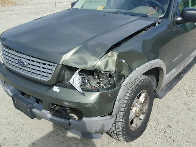 1FMZU73E62UB32120 - 2002 FORD EXPLORER X GREEN photo 9