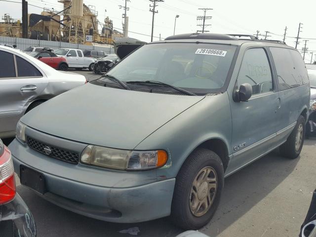 4N2DN11W8TD845278 - 1996 NISSAN QUEST XE GREEN photo 2