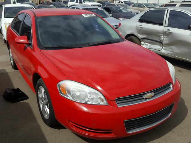 2G1WB57N491194352 - 2009 CHEVROLET IMPALA LS RED photo 1