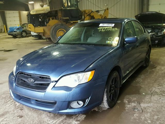 4S3BL616887200990 - 2008 SUBARU LEGACY 2.5 BLUE photo 2