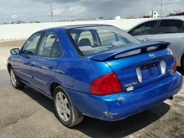 3N1CB51D16L521877 - 2006 NISSAN SENTRA 1.8 BLUE photo 3