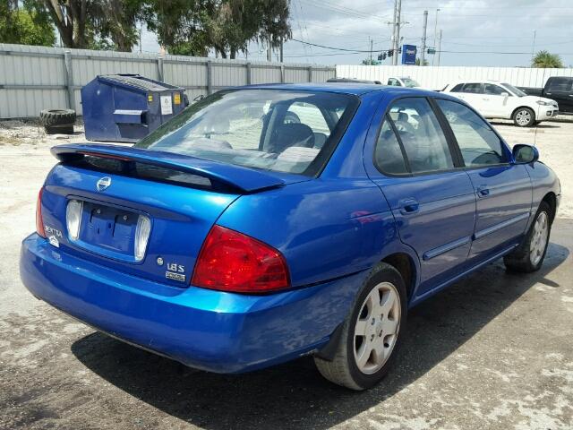 3N1CB51D16L521877 - 2006 NISSAN SENTRA 1.8 BLUE photo 4