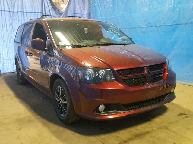 2C4RDGEG5HR732104 - 2017 DODGE GRAND CARA MAROON photo 1