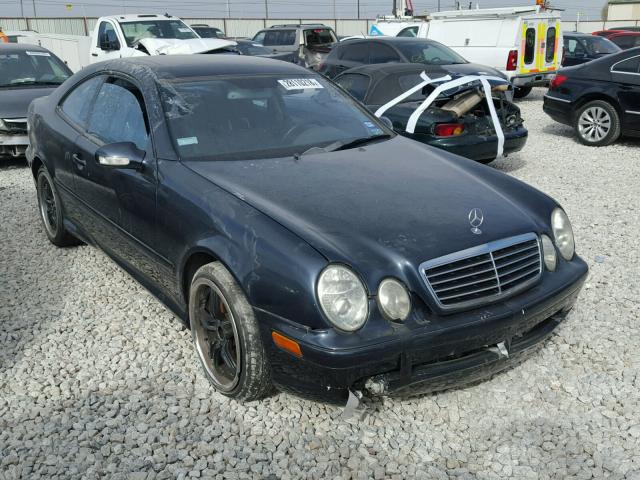 WDBLJ70G22F199129 - 2002 MERCEDES-BENZ CLK 430 BLUE photo 1