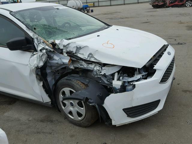 1FADP3E24GL282716 - 2016 FORD FOCUS S WHITE photo 9