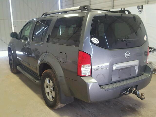 5N1AR18U35C782108 - 2005 NISSAN PATHFINDER GRAY photo 3