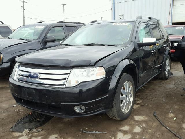 1FMDK03WX8GA37731 - 2008 FORD TAURUS X L BLACK photo 2