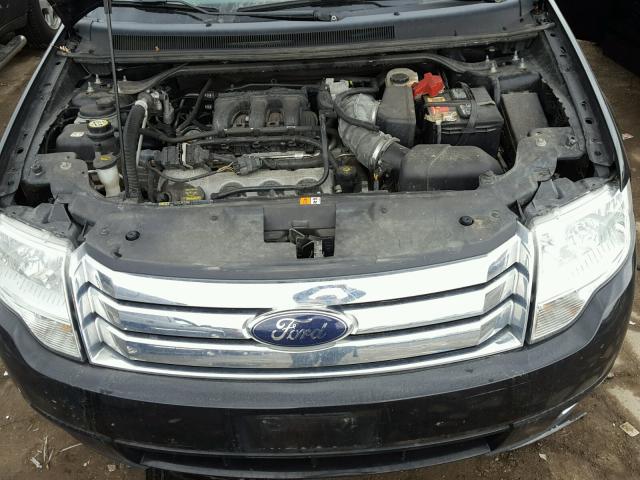 1FMDK03WX8GA37731 - 2008 FORD TAURUS X L BLACK photo 7