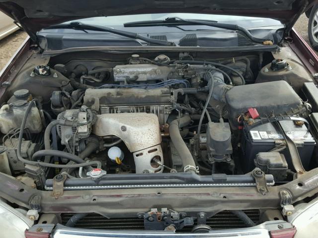 4T1BG22K6YU743647 - 2000 TOYOTA CAMRY CE RED photo 7