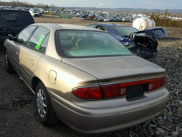 2G4WS52J411105200 - 2001 BUICK CENTURY CU BEIGE photo 3