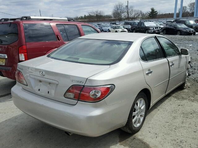 JTHBA30G340002978 - 2004 LEXUS ES 330 SILVER photo 4